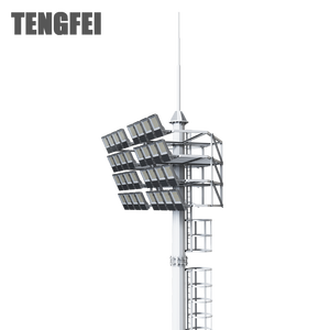 Tengfei 뜨거운 판매 HID 높은 마스트 알루미늄 IP66 도로 조명 15m-45m 사용자 정의 가능 - Product Image 6
