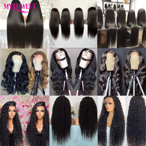 13x6 Toptan Yapıştırıcısız Full HD Dantel Ön Peruk Bakire Hint Saç Perukları Ham Kütikül Hizalı Bakire İnsan Saçı Perukları - Product Image 6