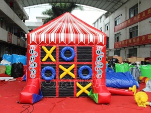 Giochi Gonfiabili 4 in 1: Tris e Tic Tac Toe su 2 Lati per Feste e Divertimento - Product Image 2
