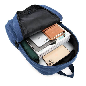 Nouveau <span class=keywords><strong>sac</strong></span> à dos en toile rétro à la mode pour hommes femmes à la mode décontracté extérieur <span class=keywords><strong>ordinateur</strong></span> cartable en Nylon pour les collégiens - Product Image 3