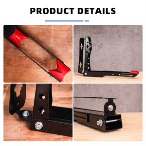 Portabicicletas Garaje Montaje en pared Bicicleta Giratorio Estante de estacionamiento Swing -60 ° ~ + 30 ° Gancho vertical para colgar bicicletas - Product Image 6