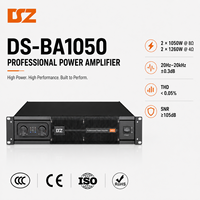 Amplificador de Potencia Profesional OEM Clase D de 2 Canales, 2*1050W, 2U, Montaje en Rack, para Sistema de PA