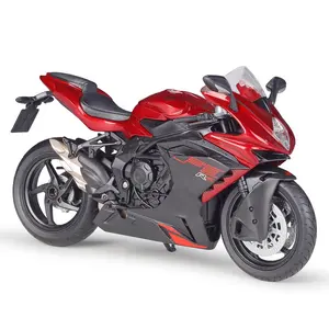 WELLY Diecast escala 1:12 2022 MV Agusta F3 RR modelo de motocicleta modelo de brinquedo fundido motocicletas