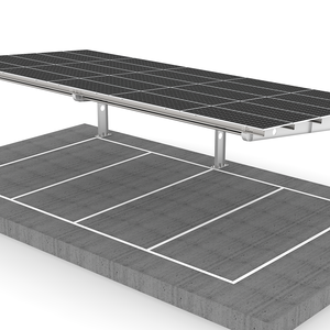 Système de montage solaire moderne de haute qualité pour abri de voiture, structure de stationnement en acier pour garages, taille personnalisée, marque OEM, résistance au vent 60m/s, 3KN/m - Product Image 4