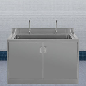 UKen เครื่องซักล้างมือสเตนเลสเกรดทางการแพทย์ทันสมัยแบบพกพาทนทานเกรดโรงพยาบาลใช้งานได้ยาวนาน - Product Image 1