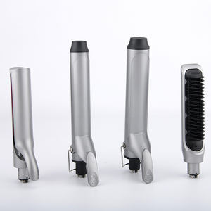 cepillo de plancha de pelo einstufiger haarstyling werkzeugsatz haarglätter und lockler gerade bürste - Product Image 6