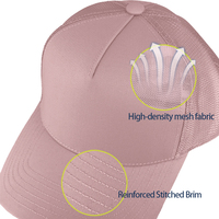 Gorras Trucker Personalizadas de Alta Calidad al por Mayor, Gorras de Béisbol con Logotipo Bordado en 3D de 5 Paneles, Malla de Alta Densidad, Cajas para Gorras