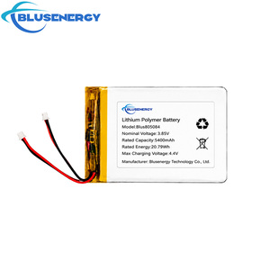 Blusenergy 3.85V 5400mAh Lithium Polymer Battery Blus805084 With Wire Connector For Consumer Electronics - Product Image 1