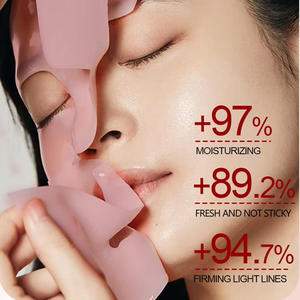 Masque facial en feuille de bio-collagène rose en gros, éclaircissant, rajeunissant, hydratation de nuit, glycérine, ODM, soin coréen pour tous - Product Image 3