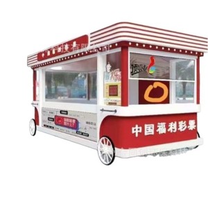 Food Truck Extérieur 4,8m en Acier Inoxydable avec Alimentation Intégrée, Montage Facile, Kiosque Mobile de Vente pour Magasin de Boissons Commercial en Rue - Product Image 1