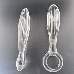 Fabriek Gratis Ontwerp <span class=keywords><strong>Sexy</strong></span> Volwassen Anale Plug Butt Glas <span class=keywords><strong>Dildo</strong></span> Zacht 100% Waterdicht Transparant Voor Vrouwen - Product Image 2