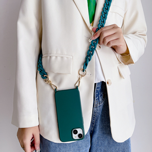 Correa de Hombro de Lujo con Cadena Acrílica Personalizada para <span class=keywords><strong>iPhone</strong></span> 16 15 14 <span class=keywords><strong>12</strong></span> 13 <span class=keywords><strong>Pro</strong></span> 17 <span class=keywords><strong>Pro</strong></span> <span class=keywords><strong>Max</strong></span>, Estilo Urbano para Chicas - Product Image 5