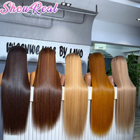 Perruques en cheveux humains vietnamiens 13x6 HD 40 pouces, densité 220% 250%, perruque complète en dentelle frontale, perruques sans colle en dentelle frontale HD en cheveux humains indiens