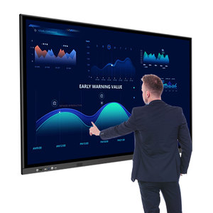 All-in-one จอแสดงผลแอนดรอยด์86นิ้วแบบมัลติทัชไวท์บอร์ดดิจิตอลแบบโต้ตอบการประชุมแผงแบนแบบโต้ตอบ - Product Image 1