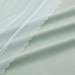 Prix d'usine Rideaux occultants et transparents à double couche <span class=keywords><strong>vert</strong></span> menthe absorbant le son pour salon - Product Image 4