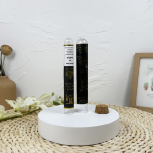 Vente en gros 16x150mm 12*60mm 12*75mm 13*75mm 13*78mm Tube à essai en plastique avec bouchon en liège Produit PS - Product Image 2