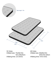 Oreiller de marque personnalisée le plus populaire, matelas gonflable confortable et sain, canapé-lit gonflable pliable Relax
