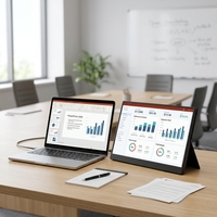 Vente en gros usine PM-1561P Écran portable 15,6 pouces Plug & Play multi-données pour la présentation de données au bureau (texte et images)