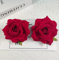 Bunga Mawar Beludru Buatan, Bunga Simulasi Tinggi untuk Dekorasi Pernikahan, Hiasan Rambut Corsage, Dekorasi Rumah
