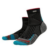 Chaussettes de sport professionnelles pour hommes en plein air Trail Running Antibactérien Silver Fiber Tendon d'Achille