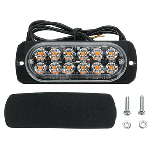 Feu de détresse clignotant pour voiture, camion, SUV, remorque, lumière d'avertissement de panne, ambre, 12V, LED, balise d'urgence - Product Image 1