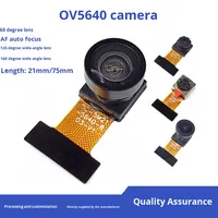 Modul Kamera OV5640 5MP HD dengan AF Auto Focus Antarmuka DVP Fitur Anti Goyang 30FPS Resolusi 2592x1944
