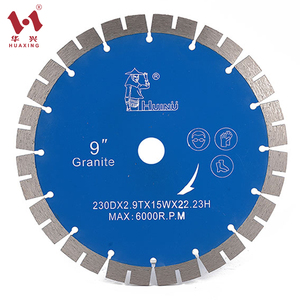 Disque diamanté haute performance 9 pouces (230 mm) pour la découpe de granit dur, béton, grès et maçonnerie - Product Image 5