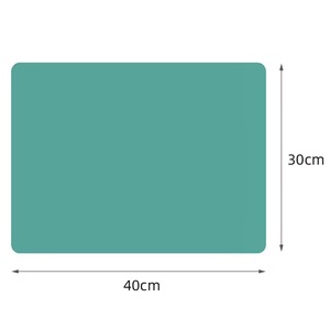 Silicone Dining <b>Table</b> <b>Mat</b> Rectangle Solid Color Waterproof Non Slip Easy Clean For Kids Elementary School Students - Product Image 3