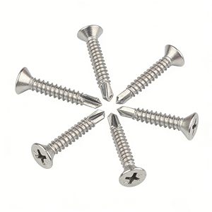 Bibo Yaente Factory 410 Stainless Steel M4.2/m4.8 Countersunk <b>Flat</b> Head Self-drilling Self-tapping <b>Screw</b> Metric Self-tapping - Product Image 1