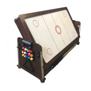 DQ Sản Xuất Hiện Đại Quay Vòng 4 Trong 1 Đa Trò Chơi Bi-a Pool Bảng Air Hockey Bảng Top - Product Image 3