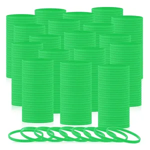 china herstellung konzert grüne silikon-armbänder mit logo benutzerdefinierte sublimation blanko farbiges gummi-armband