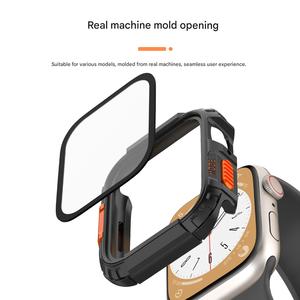 Étui rigide étanche en métal avec <span class=keywords><strong>protection</strong></span> d'écran en verre trempé intégrée, pare-chocs métallique robuste pour <span class=keywords><strong>Apple</strong></span> <span class=keywords><strong>Watch</strong></span> Series 10/11 - Product Image 6