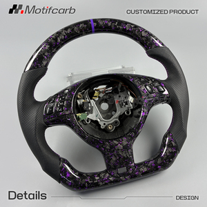 Volante de Fibra de Carbono Forjado Personalizado en Color Morado para BMW E46 E39 M3 Coupé M5 325i Touring 330Ci Convertible 318Ci 2001-2006 - Product Image 3