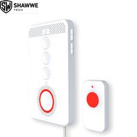 Système d'appel d'urgence 4G pour personnes âgées, bouton SOS, panneau d'alerte médicale portable en ABS avec télécommande via application, conception durable