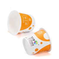 Fabricant d'emballage en plastique de qualité alimentaire avec logo personnalisé Iml Pp Tasse de yaourt glacé