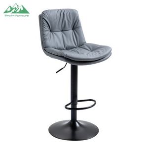 Taburete <span class=keywords><strong>de</strong></span> Bar Resistente Wayon con Ruedas, Asiento Redondo Azul, Silla <span class=keywords><strong>de</strong></span> Taller para Garaje o Salón - Product Image 4