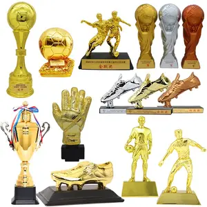 Kunden spezifische NBA MVP Trophy Günstige Fußball Trophäen Big Golden Trophy Cup
