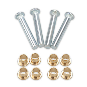 Door <b>Hinge</b> <b>Pin</b> Bushing Repair Kit Brass Silver 4 Pcs For Nissan 97-05 <b>Hinges</b> Easy Installation - Product Image 2