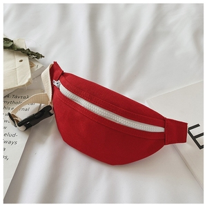 Riñonera Deportiva Informal Ligera de Color Caramelo para Niños, Linda Bolsa de Mensajero Sólida para el Tiempo Libre, Riñonera Informal de Lona para Niños - Product Image 4