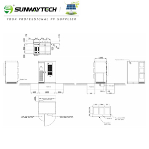 Armoire extérieure PCS 100KW 0.5C charge de batterie 232KWH 200kwh 210kwh 205kwh Système de stockage d'énergie hybride refroidi par liquide BESS - Product Image 6