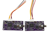 Convertisseur vidéo AHD 1080P + UART TTL SBUS vers fibre optique, monomode FC/UPC, fibre unique, 0-20 km, tension 5V-27V