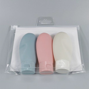 Botellas de viaje con tapa abatible para champú, loción, jabón, sin BPA, 2 oz - Product Image 5