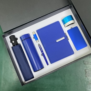 Ensemble de cadeaux d'affaires en métal de luxe stylo à bille impression de logo personnalisé flasque coffret cadeau stylo porte-clés coffret cadeau - Product Image 2