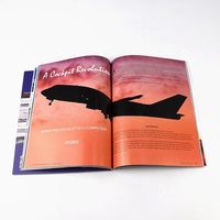 Vente directe d'usine, service d'impression personnalisée de livres A4, couverture rigide en carton, magazine, brochure, couleurs complètes, reliure parfaite