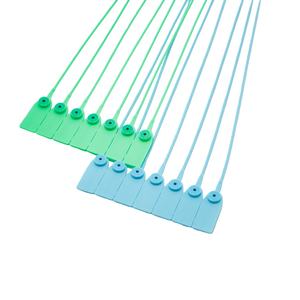 Пластиковая пломба-замок HS-PS 6010 с индивидуальным логотипом, одноразовая самозапирающаяся, для экспресс-доставки и почтовых отправлений - Product Image 5