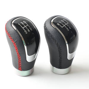 หัวเกียร์หนังสำหรับรถยนต์อเนกประสงค์5สปีด6สปีดดีไซน์ตามหลักสรีรศาสตร์สำหรับรถเกียร์ธรรมดา - Product Image 2