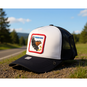 Gorra Trucker Freedom con Bordado, 6 Paneles, Malla Ajustable, Unisex, Casual, para Primavera/Verano - Product Image 2
