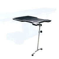 Table d'opération réglable pour la main avec plateau radiolucent 900x585mm, hauteur 700-1030mm, pour chirurgie du bras et interventions microchirurgicales