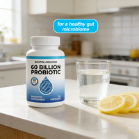 Probiotiques 60 Milliards d'UFC - 10 Souches + Prébiotiques - Soutient la Santé Immunitaire, Digestive et Intestinale Occasionnelle