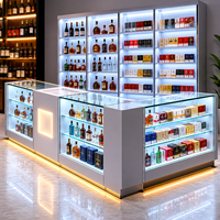 Comptoir de présentation de cigarettes pour magasin de tabac, vitrine en verre sécurisée, haute visibilité, présentoirs de magasin, armoires de présentation